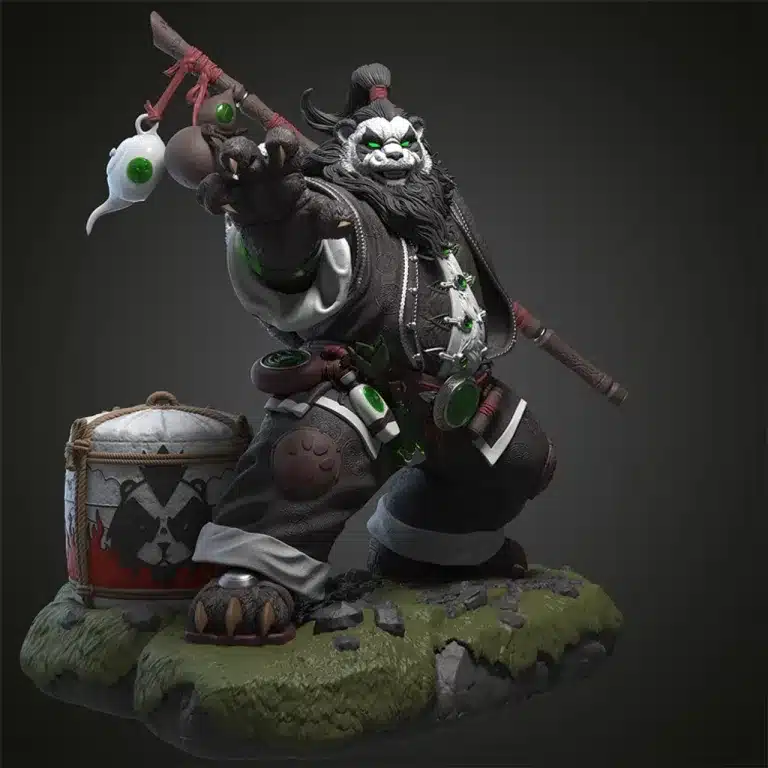 World of Warcraft Pepeho Studio Chen Stormstout Resin Statue 1