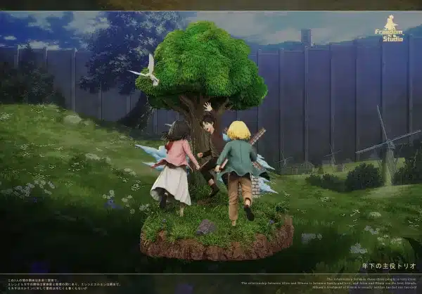 Attack on Titan Freedom Studio Running To The Tree On The Hill Resin Statue 2