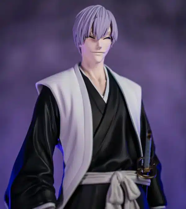 Bleach Zodiakos Studio Ichimaru Gin Licensed Resin Statue 2