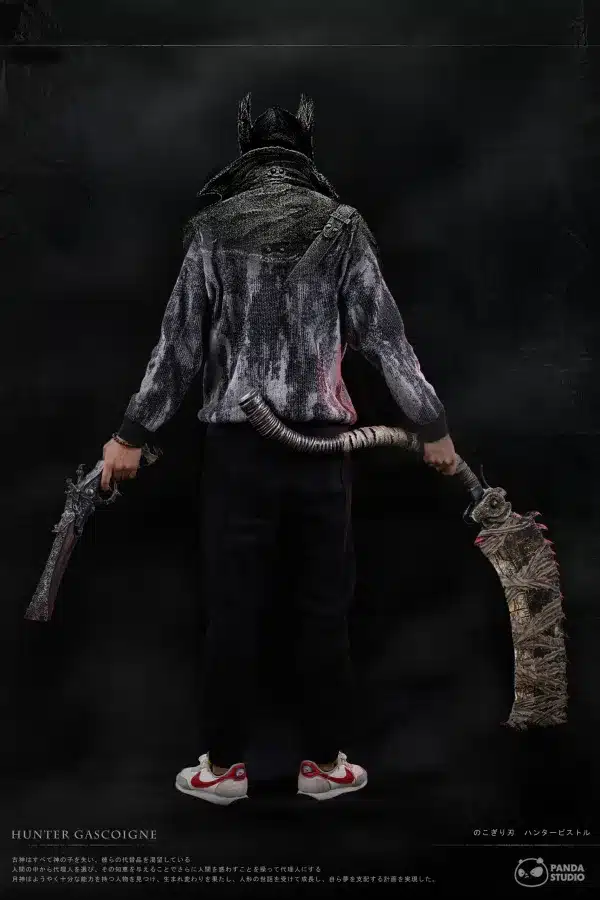 Bloodborne Panda Studio Meat Saw x Hunter Pistol Hunter Bust Resin Statue 3