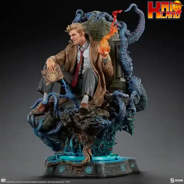 DC Sideshow John Constantine Just Another Exorcism Hangover Licensed Resin Statue 2