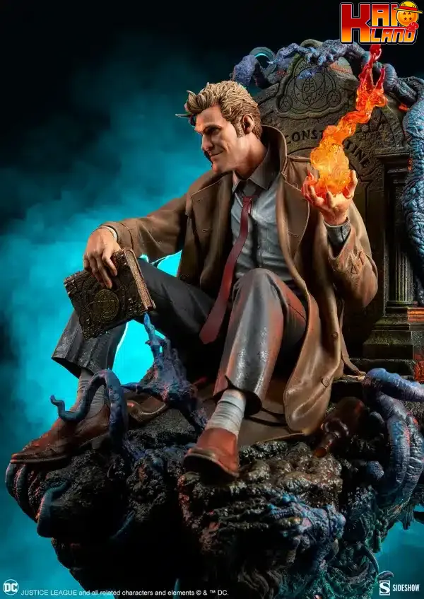 DC Sideshow John Constantine Just Another Exorcism Hangover Licensed Resin Statue 4