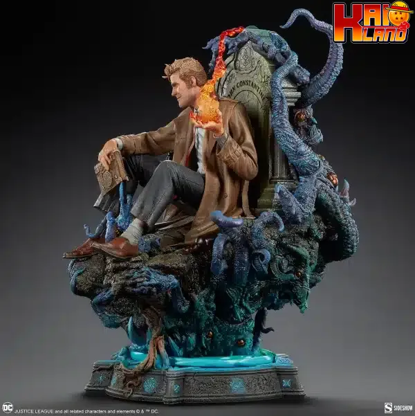 DC Sideshow John Constantine Just Another Exorcism Hangover Licensed Resin Statue 5