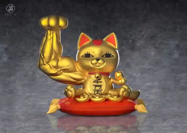 Dandadan BBSD Studio Violent Fortune Cat Turbo Granny Resin Statue 3