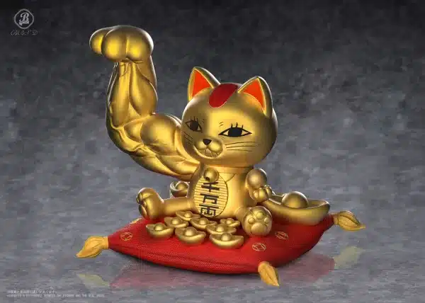 Dandadan BBSD Studio Violent Fortune Cat Turbo Granny Resin Statue 4