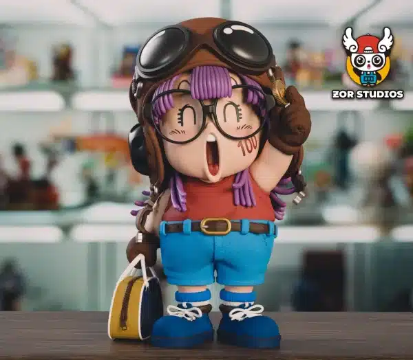 Dr Slump ZOR Studio Arale Backpack Resin Statue 2