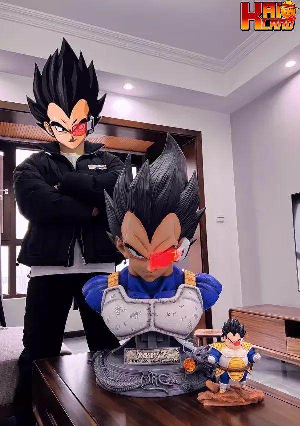 Dragon Ball MRC Studio Life Size Vegeta Bust Resin Statue 3