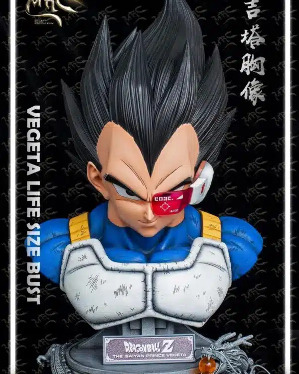 Dragon Ball MRC Studio Life Size Vegeta Bust Resin Statue 4