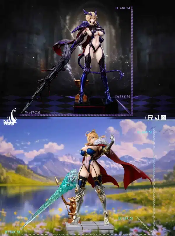 Fate Grand Order Xpic Studio Lancer Altria Pendragon X Altria Pendragon Alter Resin Statue 999