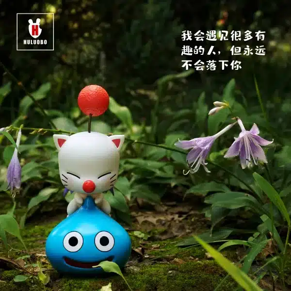 Final Fantasy Huluobo Studio Moogle x Slime Huluobo Resin Statue 3