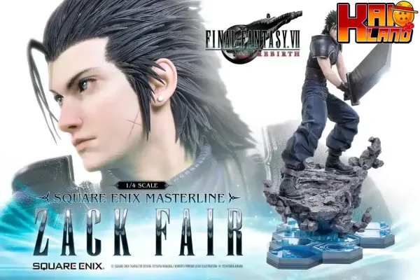 Final Fantasy Prime 1 Studio Zack Fair Licensed Resin Statue 1