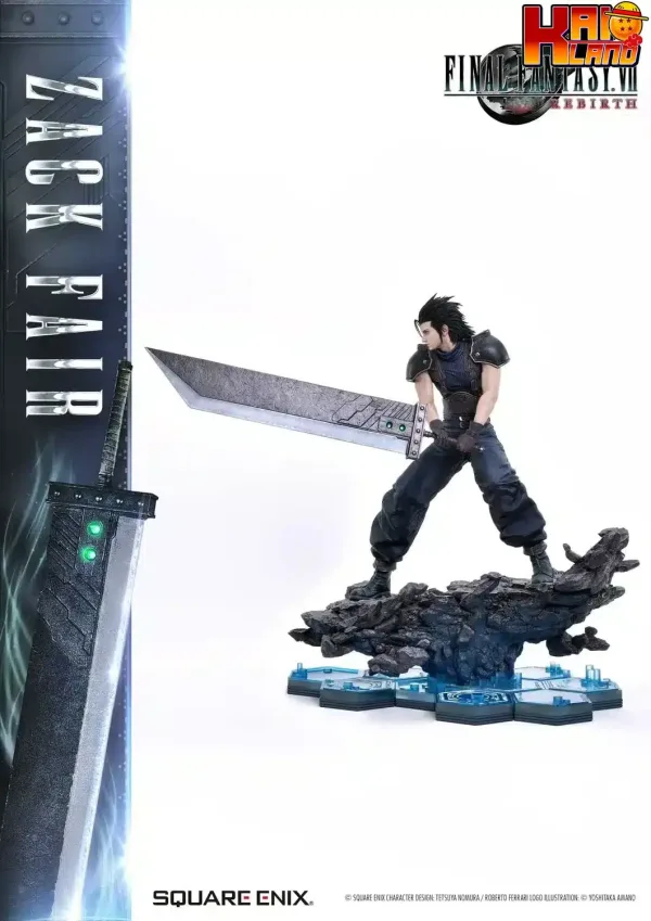 Final Fantasy Prime 1 Studio Zack Fair Licensed Resin Statue 7