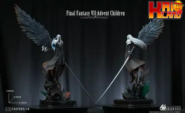 Final Fantasy VII Dream Boat Studio Sephiroth Resin Statue 2