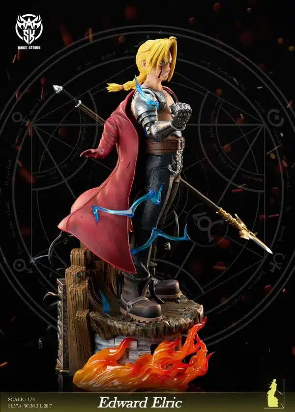 Fullmetal Alchemist Mask Studio Edward Elric Resin Statue 3