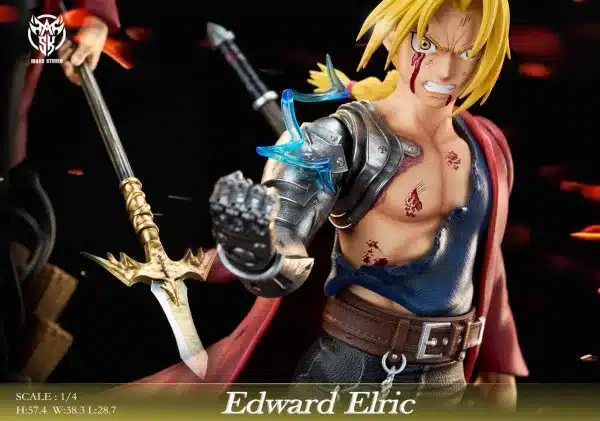 Fullmetal Alchemist Mask Studio Edward Elric Resin Statue 7