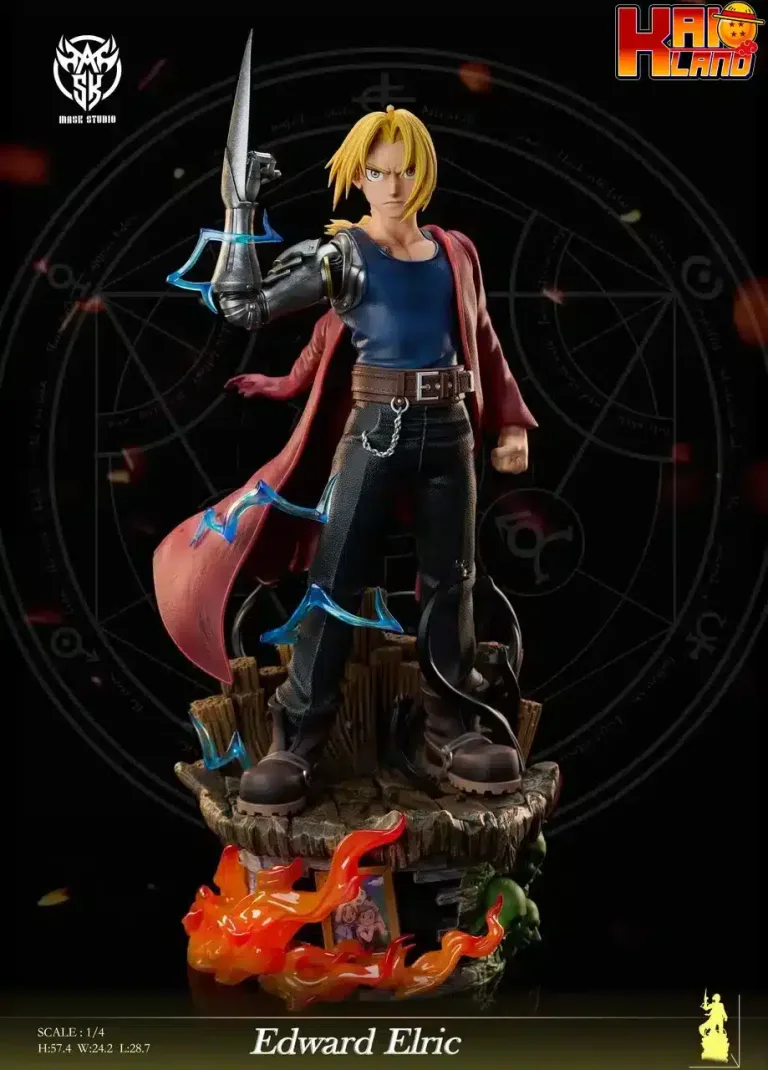 Fullmetal Alchemist Mask Studio Edward Elric Resin Statue