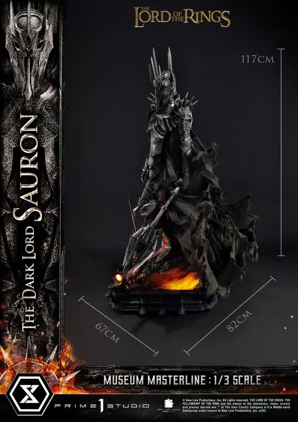 Lord of the Rings Prime 1 Studio The Dark Lord Sauron Licensed Resin Statue 99