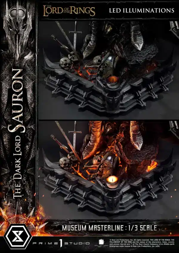 Lord of the Rings Prime 1 Studio The Dark Lord Sauron Licensed Resin Statue 9999