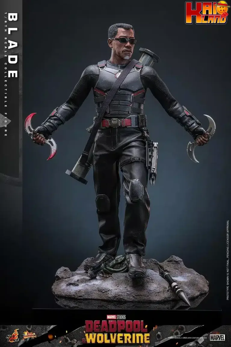 Marvel Blade Deadpool x Wolverine Movie Masterpiece Hot Toys Blade