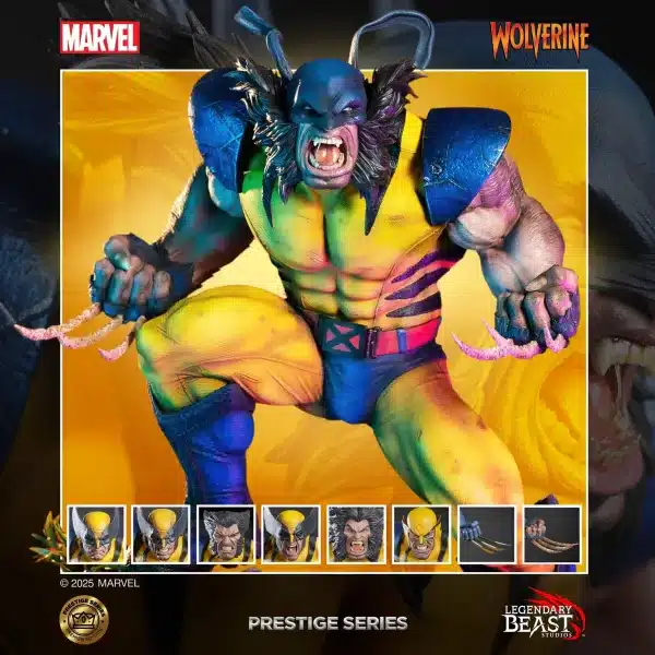 Marvel Legendary Beast Studio Wolverine Licensed Resin Statue 5