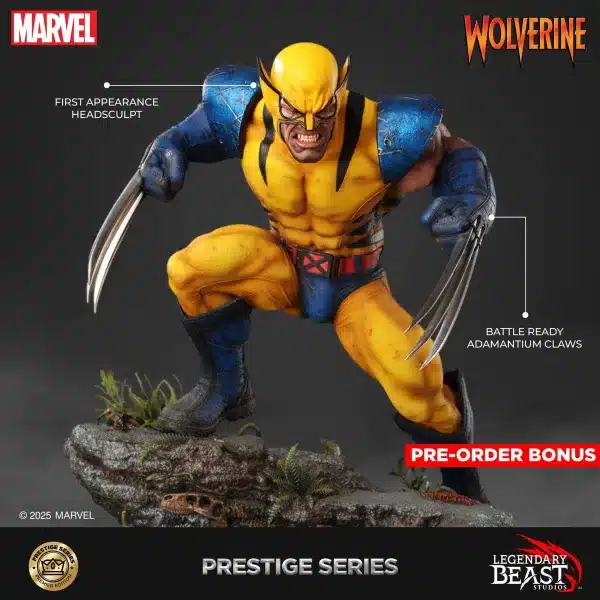 Marvel Legendary Beast Studio Wolverine Licensed Resin Statue 999