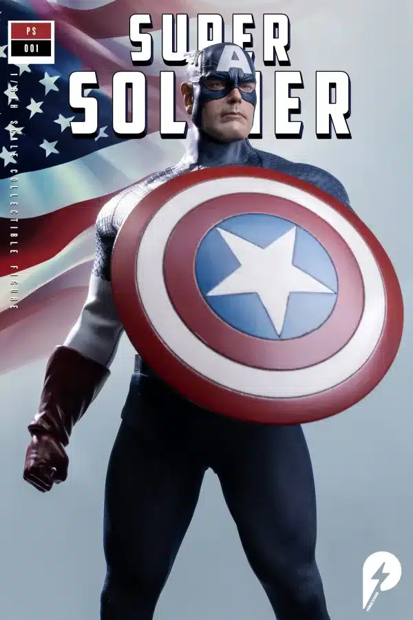 Marvel Power Studio Super Soldier Captain America 4