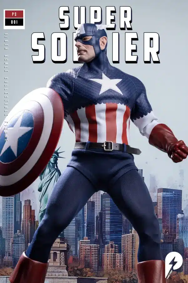 Marvel Power Studio Super Soldier Captain America 5