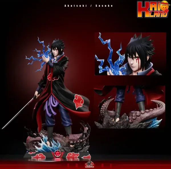 Naruto Akatsuki Studio Taka Uchiha Sasuke Resin Statue 2