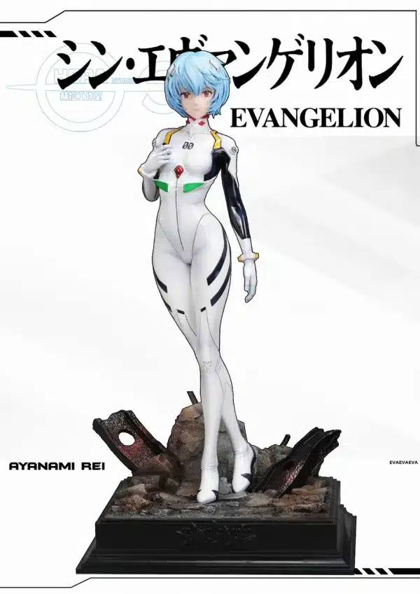 Neo Genesis Evangelion HeRa Studio Eva Asuka x Ayanami Rei Resin Statue 5