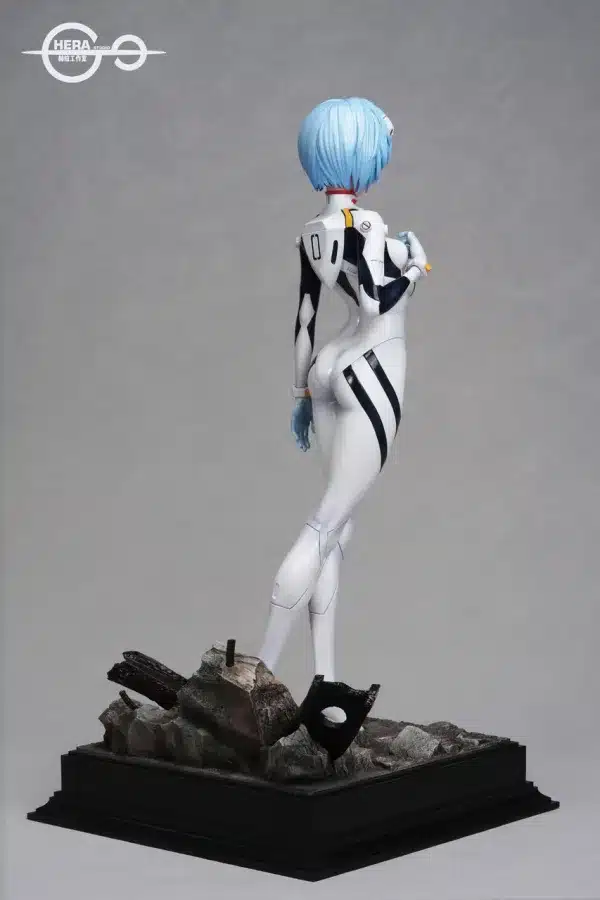 Neo Genesis Evangelion HeRa Studio Eva Asuka x Ayanami Rei Resin Statue 6