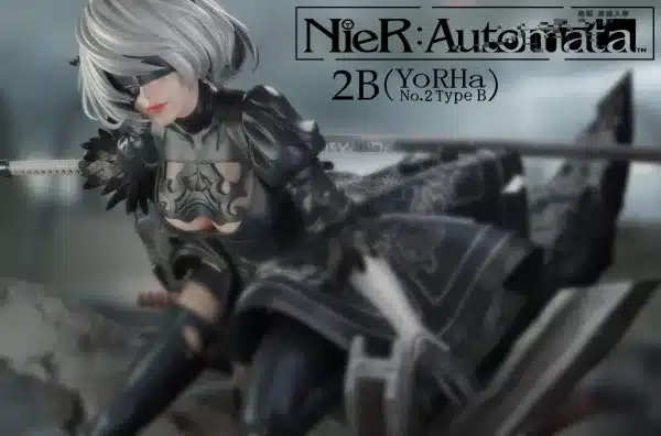 NieR Automata 2B Crow Studio 2B Resin Statue 3