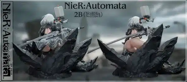 NieR Automata 2B Crow Studio 2B Resin Statue 6