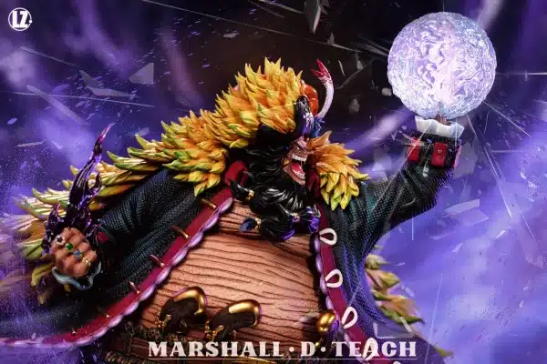 One Piece LZ Studio Two Years Later Blackbeard Marshall D Teach Resin Statue 2