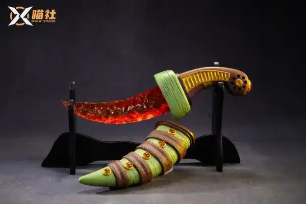 One Piece Meow Studio Ace dagger Resin Statue 2