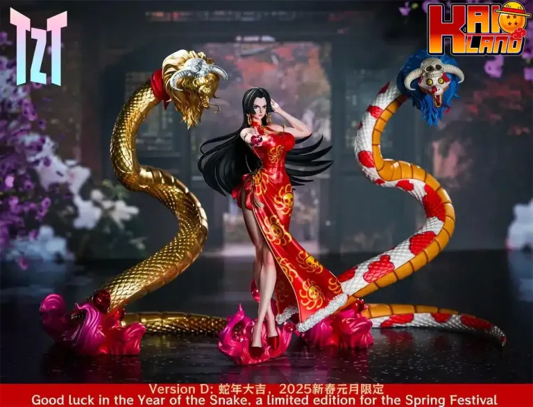 One Piece TZT Studio The Snake Year Empress Boa Hancock Resin Statue 4