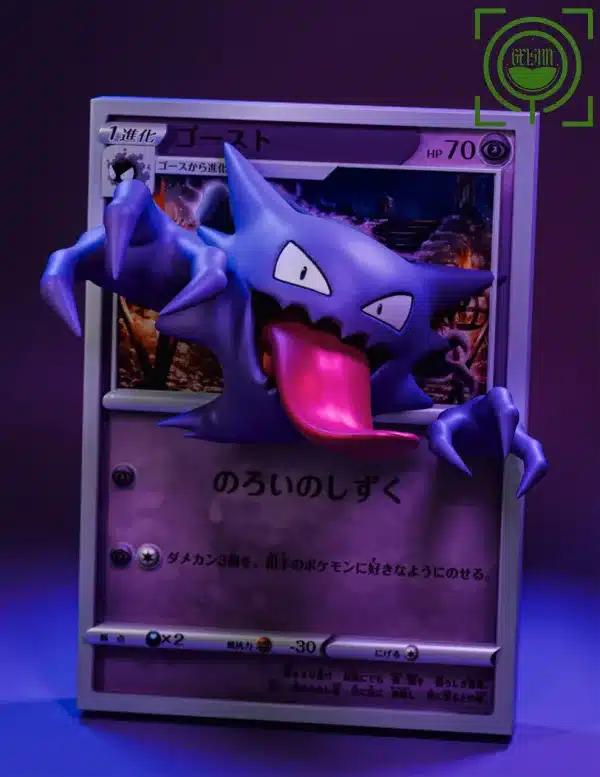 Pokemon Geisha Studio Haunter V2 Resin Statue 2