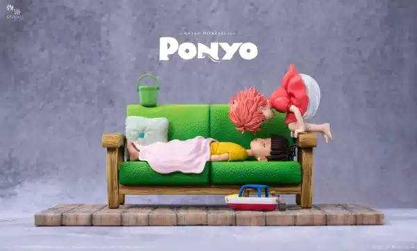 Ponyo on the Cliff Wu Yu Studio The Gentlest Companion Ponyo x Sosuke Resin Statue 3