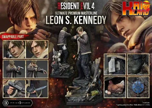 Resident Evil 4 Prime 1 Studio Ultimate Premium Masterline Leon S Kennedy Licensed Resin Statue 5