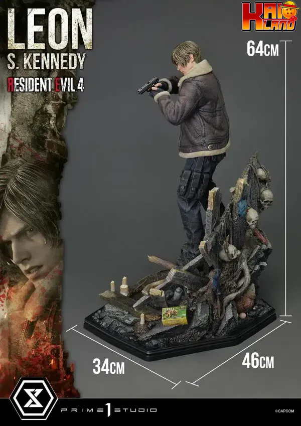 Resident Evil 4 Prime 1 Studio Ultimate Premium Masterline Leon S Kennedy Licensed Resin Statue 8