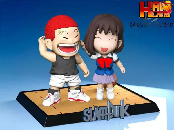 Slam Dunk Sakura Studio Sakuragi Hanamichi x Haruko Akagi Resin Statue 2