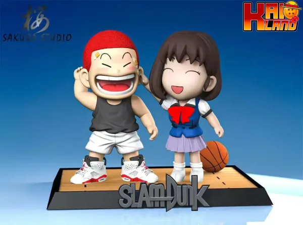 Slam Dunk Sakura Studio Sakuragi Hanamichi x Haruko Akagi Resin Statue