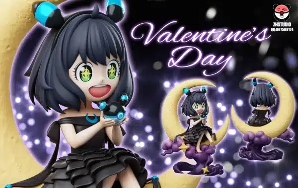 Spy of Family ZH Studio Anya Forger COS Umbreon Valentines Day Limited Resin Statue 6