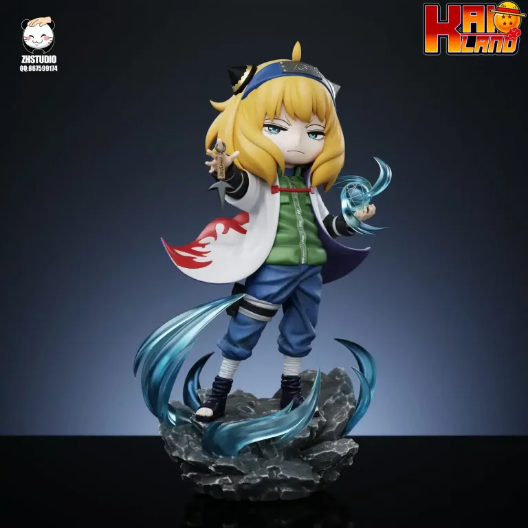 Spy x Family ZH Studio Anya Cosplays Minato Namikaze Resin Statue 1 scaled