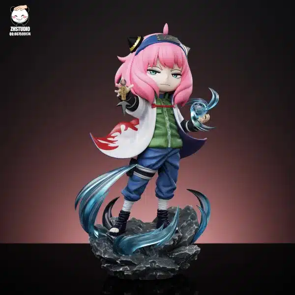 Spy x Family ZH Studio Anya Cosplays Minato Namikaze Resin Statue 3