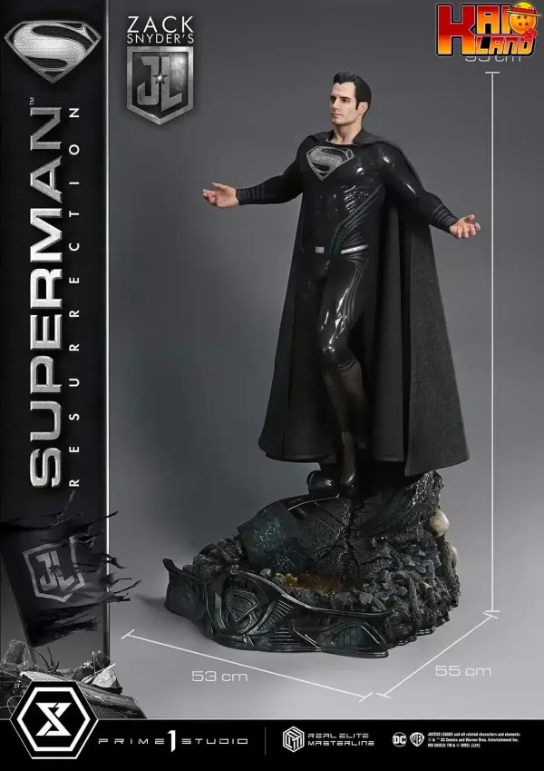 Superman Prime 1 Studio Real Superman Resurrection Zack Snyders Justice League Licensed Resin Statue 6