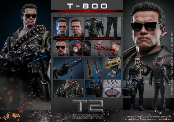 Terminator 2 Hot Toys Judgment Day T 800 2.0 99