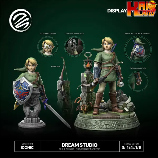 The Legend of Zelda Dream Studio Link Hero Of Twilight Resin Statue 2