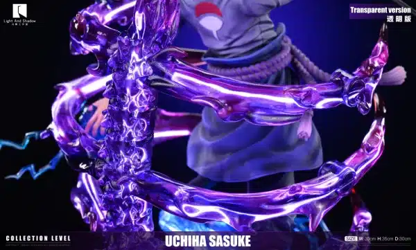 Naruto Light And Shadow Studio Uchiha Sasuke Resin Statue 3