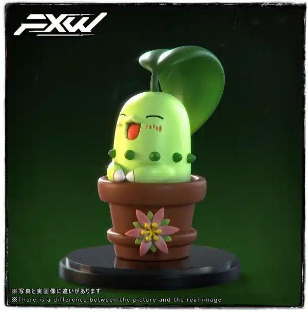 Pokemon Fxw Studio Plant a Chikorita Resin Statue 2