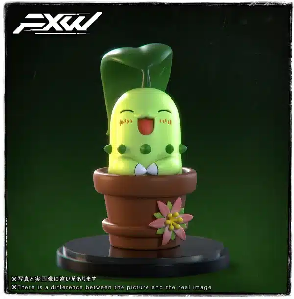 Pokemon Fxw Studio Plant a Chikorita Resin Statue 3